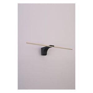 JS-GL-3639-60 - Antique Brass & Black Metal & Acrylic Led Picture Lights