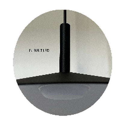 JS-GL-3680 - WHITE METAL & ACRYLIC Led Hanging Light