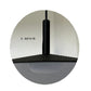 JS-GL-3680 - WHITE METAL & ACRYLIC Led Hanging Light