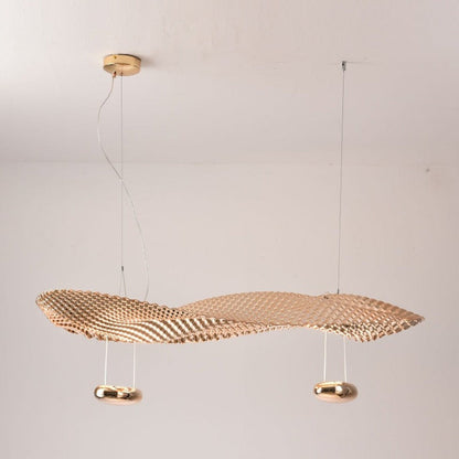 JS-GL-3835 - Gold Metal & Acrylic Modern Chandelier