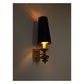JS-GL-3850-1W - Antique Brass Metal & Fabric Shade Modern Wall Light