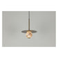 JS-GL-38737 - Antique Brass Metal & Onyx Marble Hanging Light