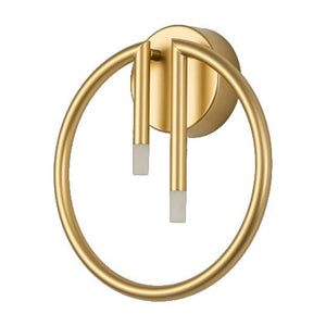 JS-GL-392-B2 - Matt Gold Metal & Arcylic Modern Wall Light