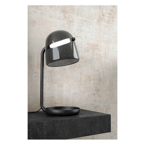 JS-GL-4057-T - Black Metal & Glass Modern Wall Light