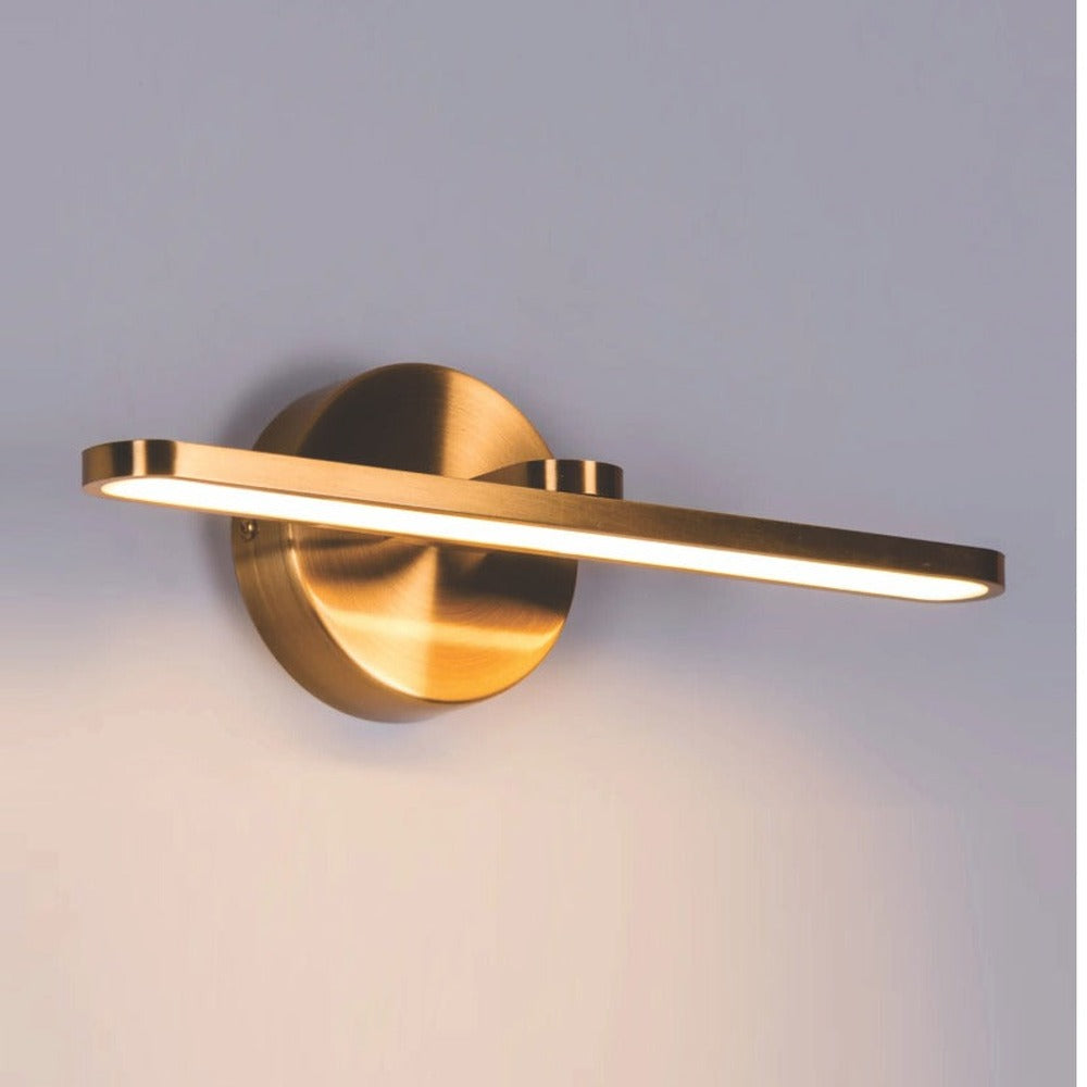 JS-GL-4202-450 - Antique Brass Metal & Acrylic Led Picture Lights