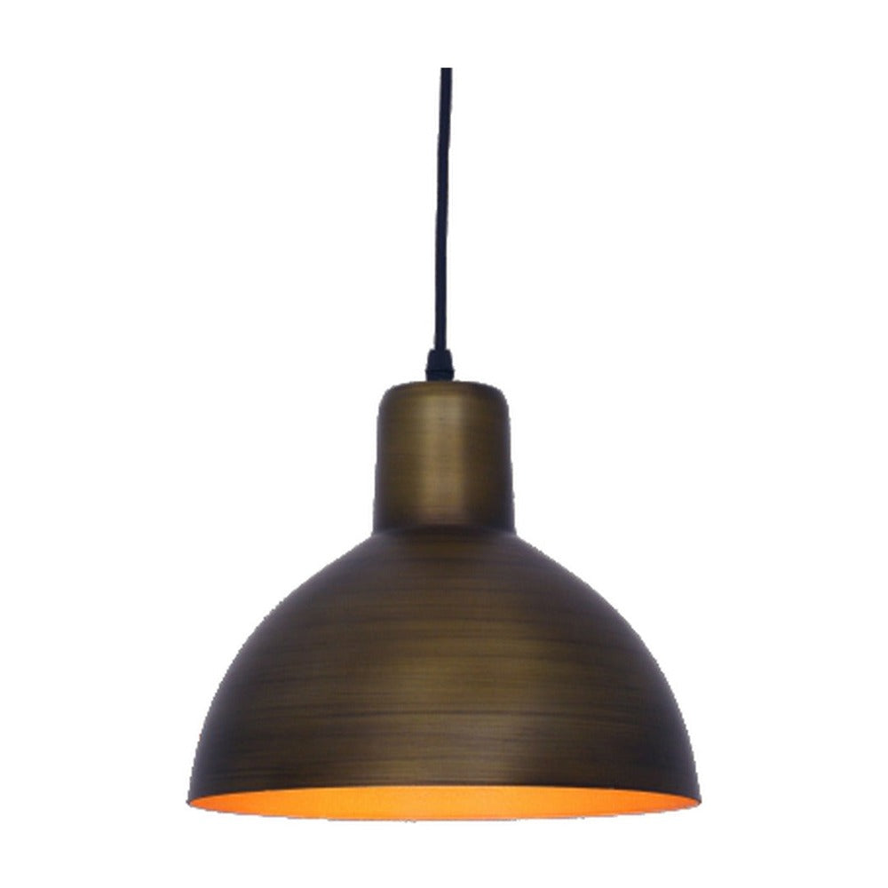 JS-GL-4310-S AB,AC - ANTIQUE BRASS & GOLD Metal Hanging Light