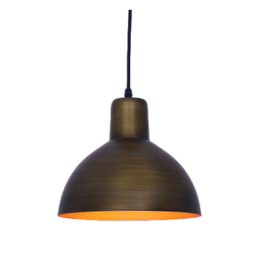 JS-GL-4310-S AB,AC - ANTIQUE BRASS & GOLD Metal Hanging Light
