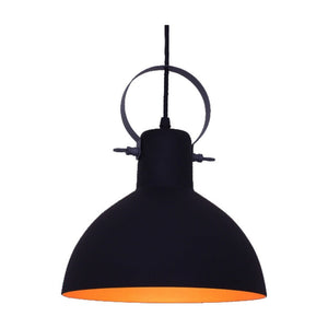 JS-GL-4320-1 - BLACK & GOLD & GREY Metal Hanging Light