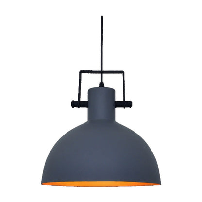 JS-GL-4321-1 - BLACK & GOLD & GREY Metal Hanging Light