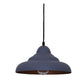 JS-GL-4340-1GY - GREY & GOLD Metal Hanging Light
