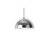 JS-GL-4401R-12",16" - Rose Gold & White Metal Modern Hanging Light