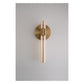 JS-GL-4421-1W - Antique Brass Metal & Glass Modern Wall Light