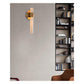 JS-GL-4421-1W - Antique Brass Metal & Glass Modern Wall Light