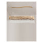 JS-GL-45121D - Champagne Gold Metal & Glass Rectangular Chandelier