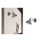 JS-GL-5046-1GY - Grey & Antique Copper & White Metal Modern Wall Light