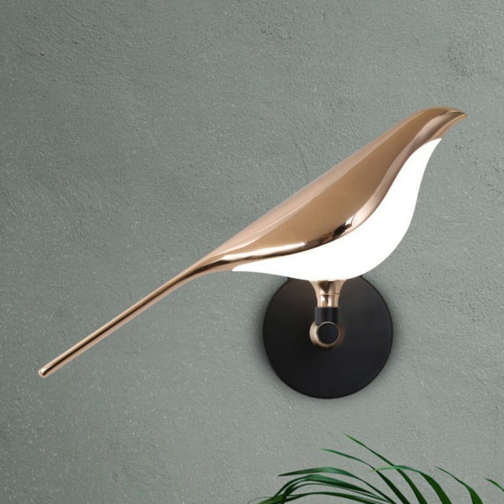 JS-GL-5046-1W - French Gold Metal & Acrylic Modern Wall Light