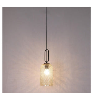 JS-GL-5063-B - Oil Rubbed Bronze Metal Glass Hanging Light
