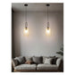 JS-GL-5063-B - Oil Rubbed Bronze Metal Glass Hanging Light