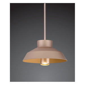 JS-GL-51501-PA - DULL GOLD ACRYLIC Metal Hanging Light