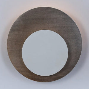 JS-GL-51573-W - WHITE & BRUSHED GOLD METAL & ACRYLIC Modern Wall Light