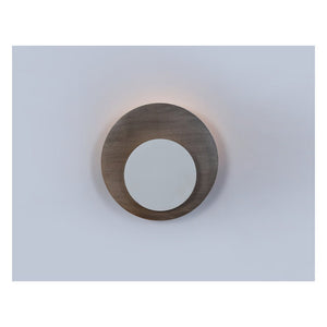 JS-GL-51573-W - WHITE & BRUSHED GOLD METAL & ACRYLIC Modern Wall Light