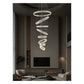 JS-GL-523-8 - French Gold Metal & Crystals Double Height Chandelier