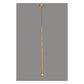 JS-GL-5248-1AB - ANTIQUE BRASS METAL & ACRYLIC Marble Hanging Light