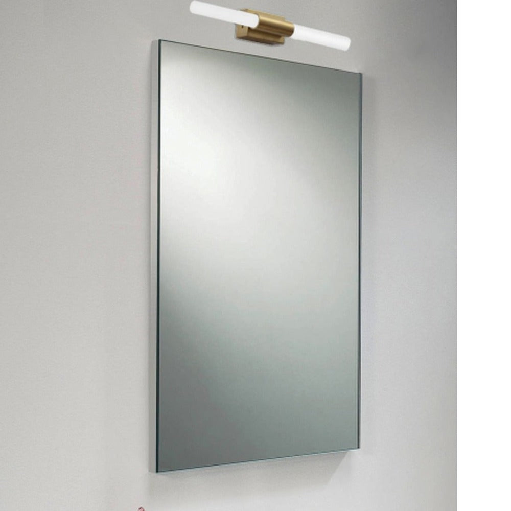 JS-GL-5600-AB - ANTIQUE BRASS METAL & ACRYLIC Led Mirror Lights