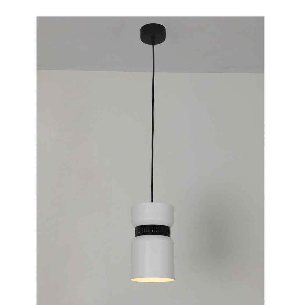 JS-GL-5626-1 - Black & White Metal Modern Hanging Light