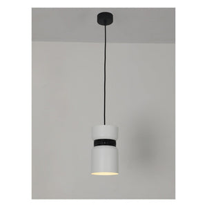 JS-GL-5626-1 - Black & White Metal Modern Hanging Light