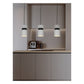 JS-GL-5626-1 - Black & White Metal Modern Hanging Light