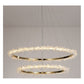 JS-GL-5681-D3 - French Gold Metal & Crystals Crystal Chandelier