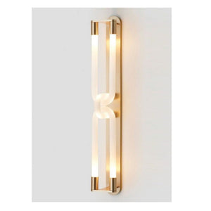 JS-GL-6017-2 - ANTIQUE BRASS METAL & ACRYLIC Led Wall Light