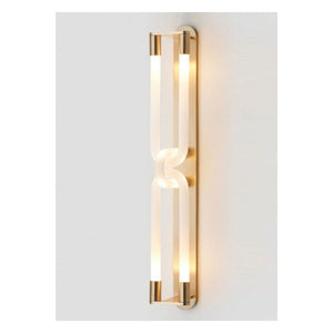 JS-GL-6017-2 - ANTIQUE BRASS METAL & ACRYLIC Led Wall Light