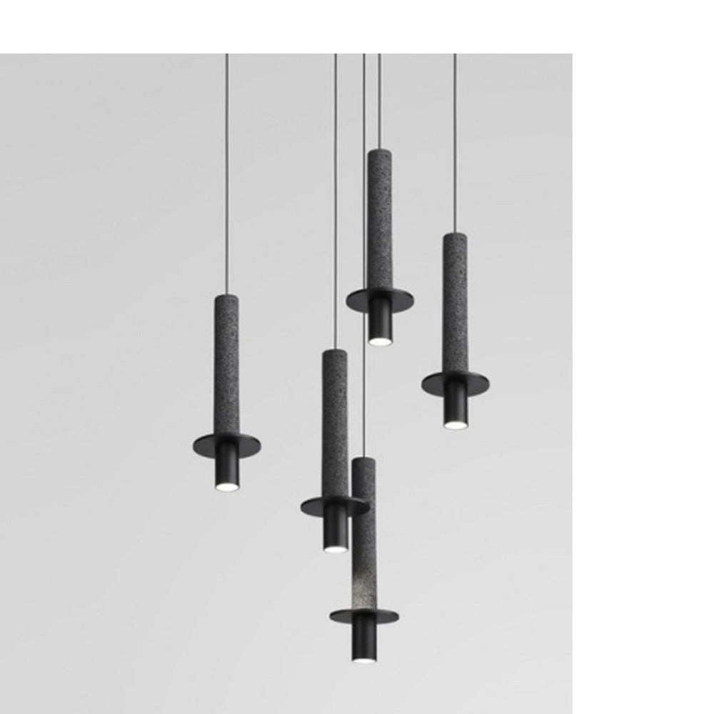JS-GL-6066 - CHROME METAL Rectangular Chandelier
