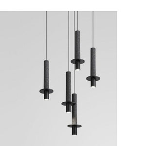 JS-GL-6066 - CHROME METAL Rectangular Chandelier