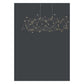 JS-GL-6066 - CHROME METAL Rectangular Chandelier