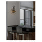JS-GL-6084 - Antique Brass Metal & Crystal Glass & Acrylic Crystal Wall Light