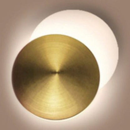 JS-GL-6099-1 BR, COP - ANTIQUE BRASS / COPPER & WHITE METAL Modern Wall Light