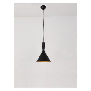 JS-GL-6145-1 - Black & Gold Metal Modern Hanging Light