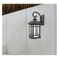 JS-GL-62-W - RUSTIC GREY METAL & GLASS Decorative Outdoor Wall Light