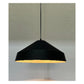 JS-GL-6300-H - BLACK & GOLD Metal Hanging Light