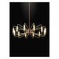 JS-GL-6306-12 - FRENCH GOLD METAL & ACRYLIC Modern Hanging Light