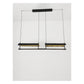 JS-GL-6320-2 - Black & Gold Metal & Acrylic Led Hanging Light