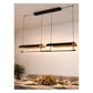 JS-GL-6320-2 - Black & Gold Metal & Acrylic Led Hanging Light