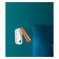 JS-GL-6420-CP - ANTIQUE COPPER & WHITE METAL Bedside Led Reading Wall Light