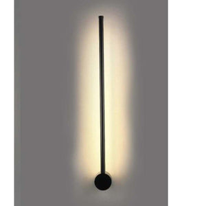 JS-GL-6503-600BK - BLACK METAL & ACRYLIC Led Wall Light