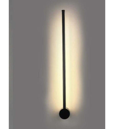 JS-GL-6503-600BK - BLACK METAL & ACRYLIC Led Wall Light