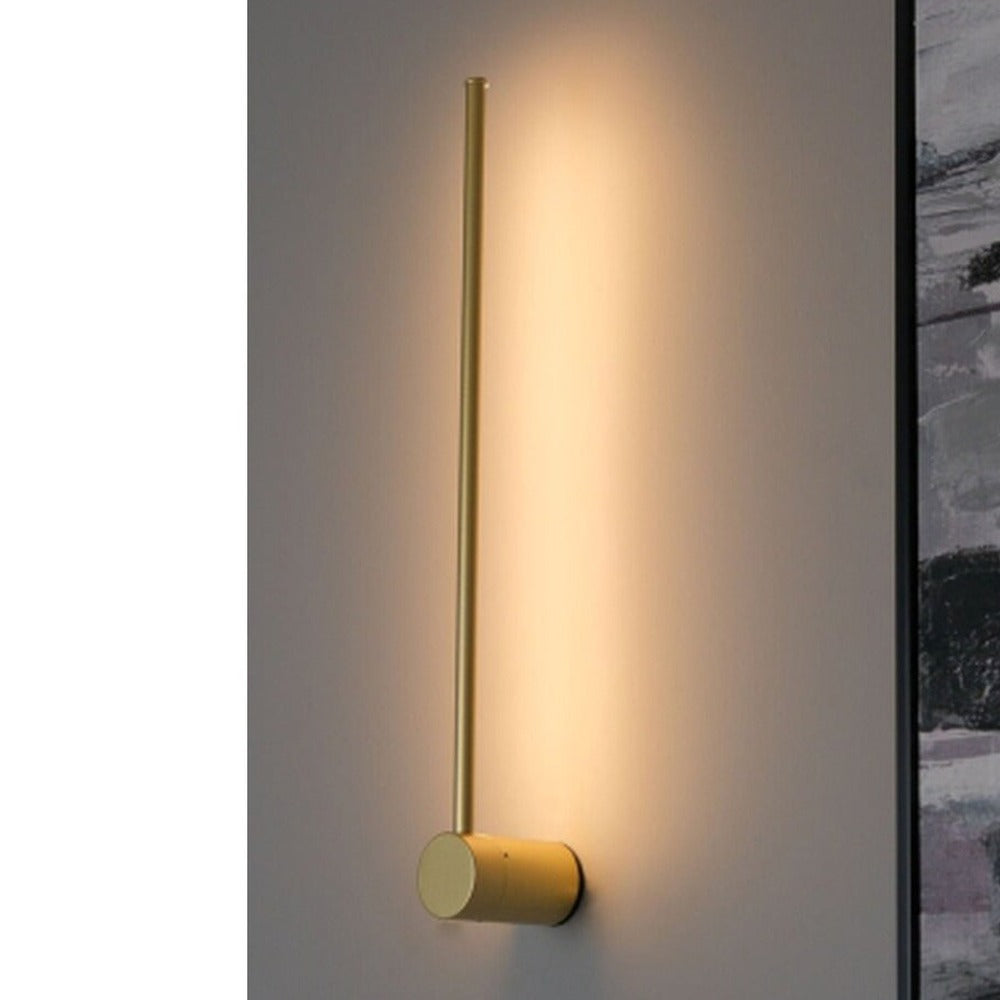 JS-GL-6503-600GD - ANTIQUE BRASS METAL & ACRYLIC Led Wall Light