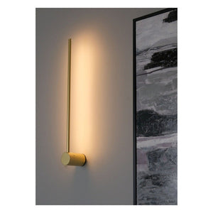 JS-GL-6503-600GD - ANTIQUE BRASS METAL & ACRYLIC Led Wall Light